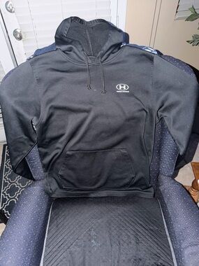 LG Black Pullover Hoodie with White Logo